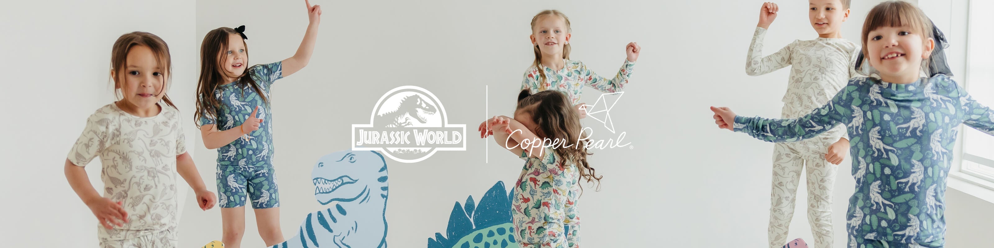 Copper Pearl Large Knit Baby Swaddle Blanket - Jurassic Park Fossils Print