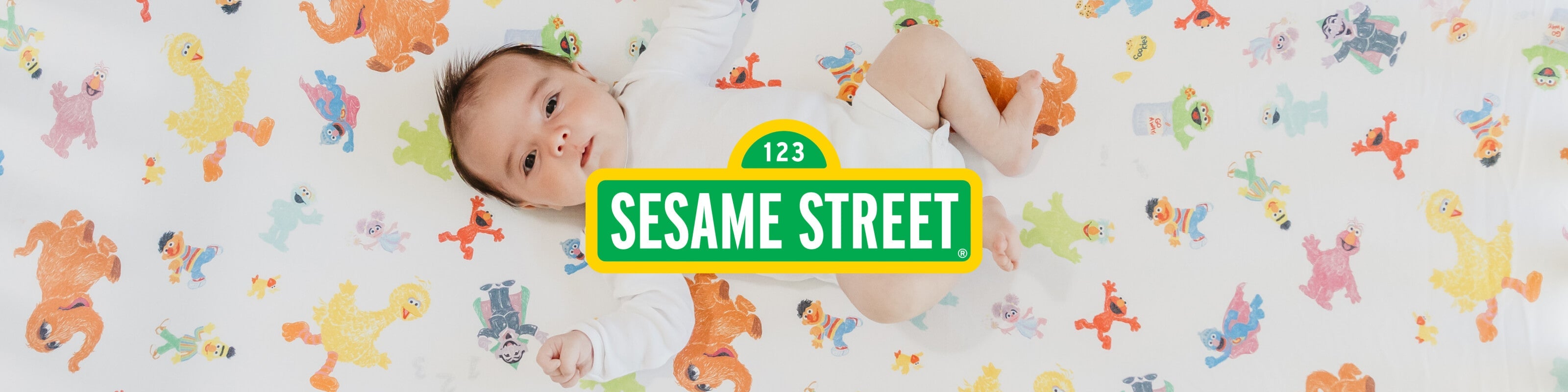 Sesame Street Baby-Strampler Set – 2-teilig, Mit Elmo & Cookie Monster, Druckknöpfe Unten (rot & Blau)