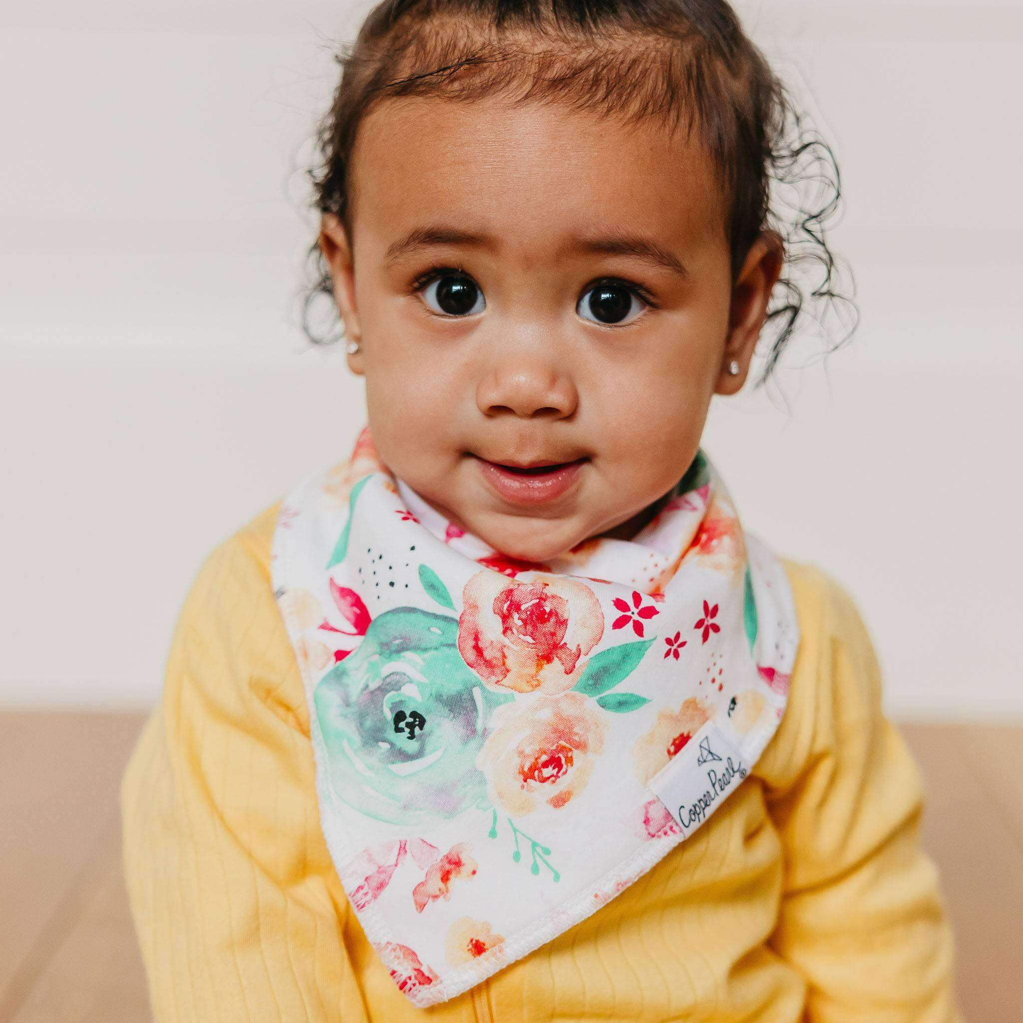 Baby Bandana Bibs Bloom – Copper Pearl - Main Image