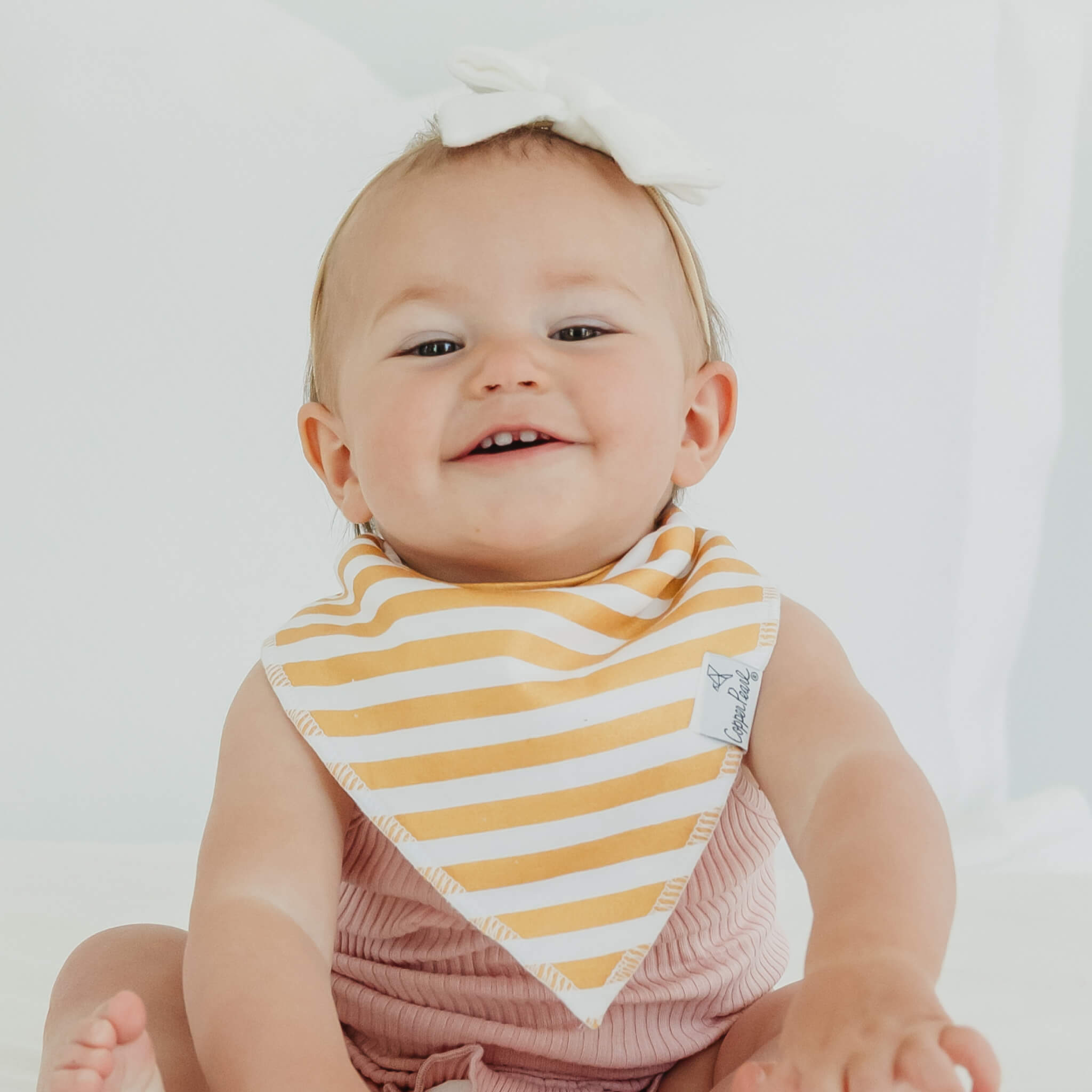 Baby Bandana Bibs Sweetheart – Copper Pearl