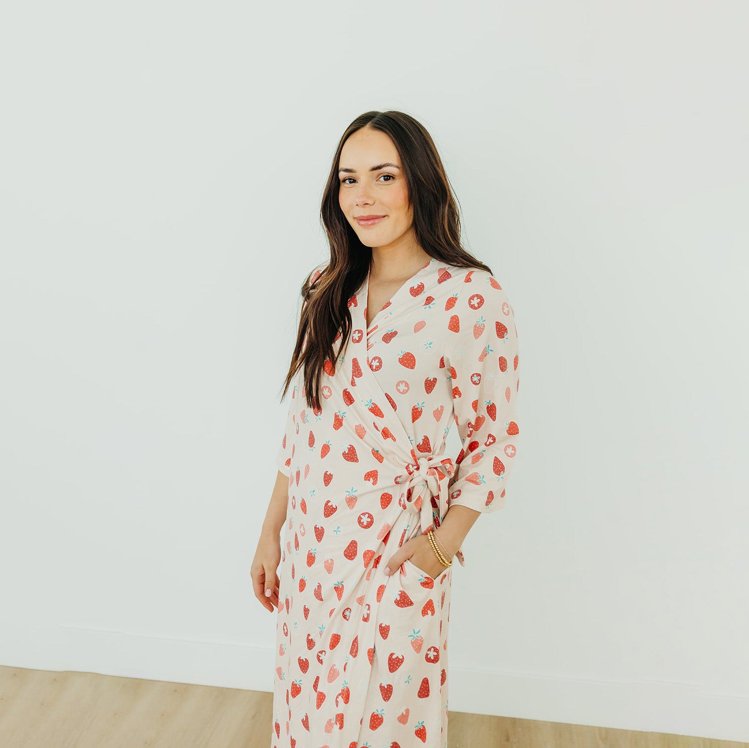 Women's Everyday Robe - Strawberry by Copper Pearl Small Women's Everyday Robe - Strawberry by Copper Pearl Small