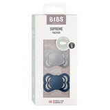 BIBS Supreme 2 PACK - Cloud/Steel Blue