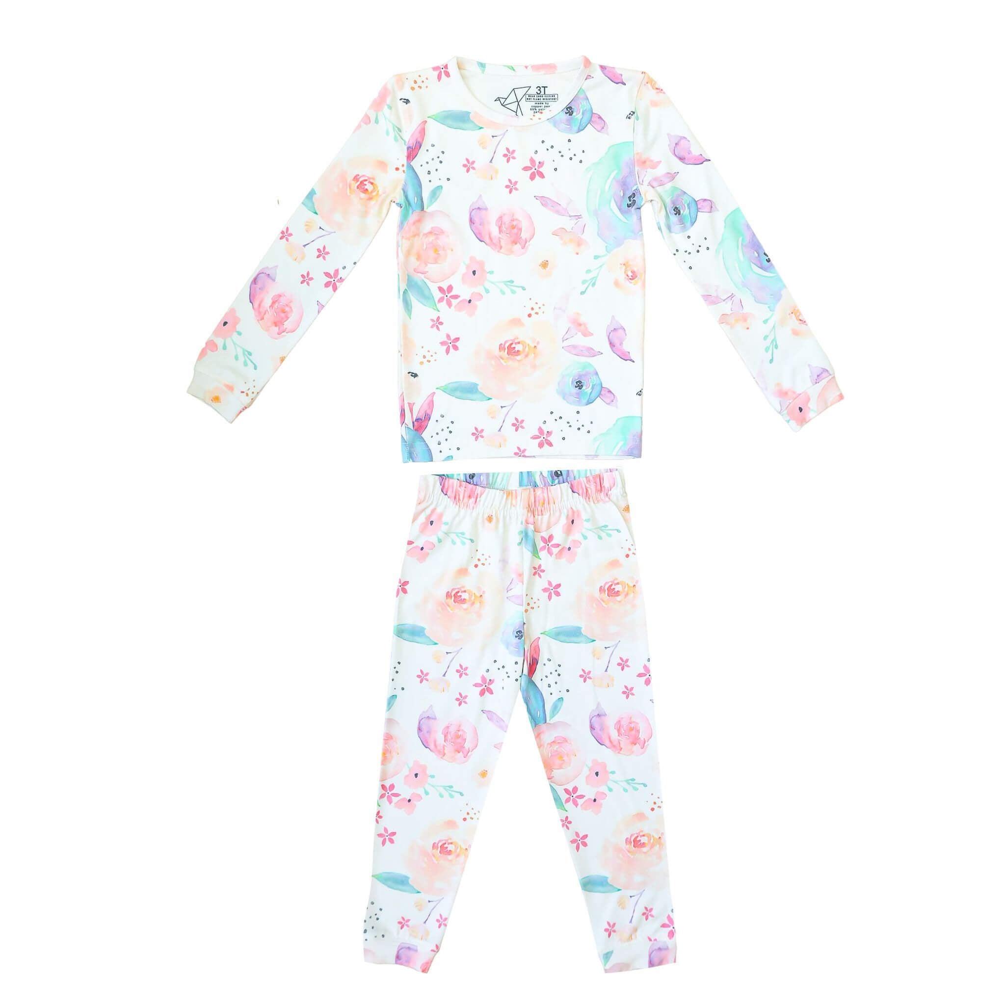 2pc Long Sleeve Pajama Set Bloom