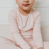 2pc Long Sleeve Pajama Set - Blush