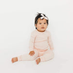 2pc Long Sleeve Pajama Set - Blush