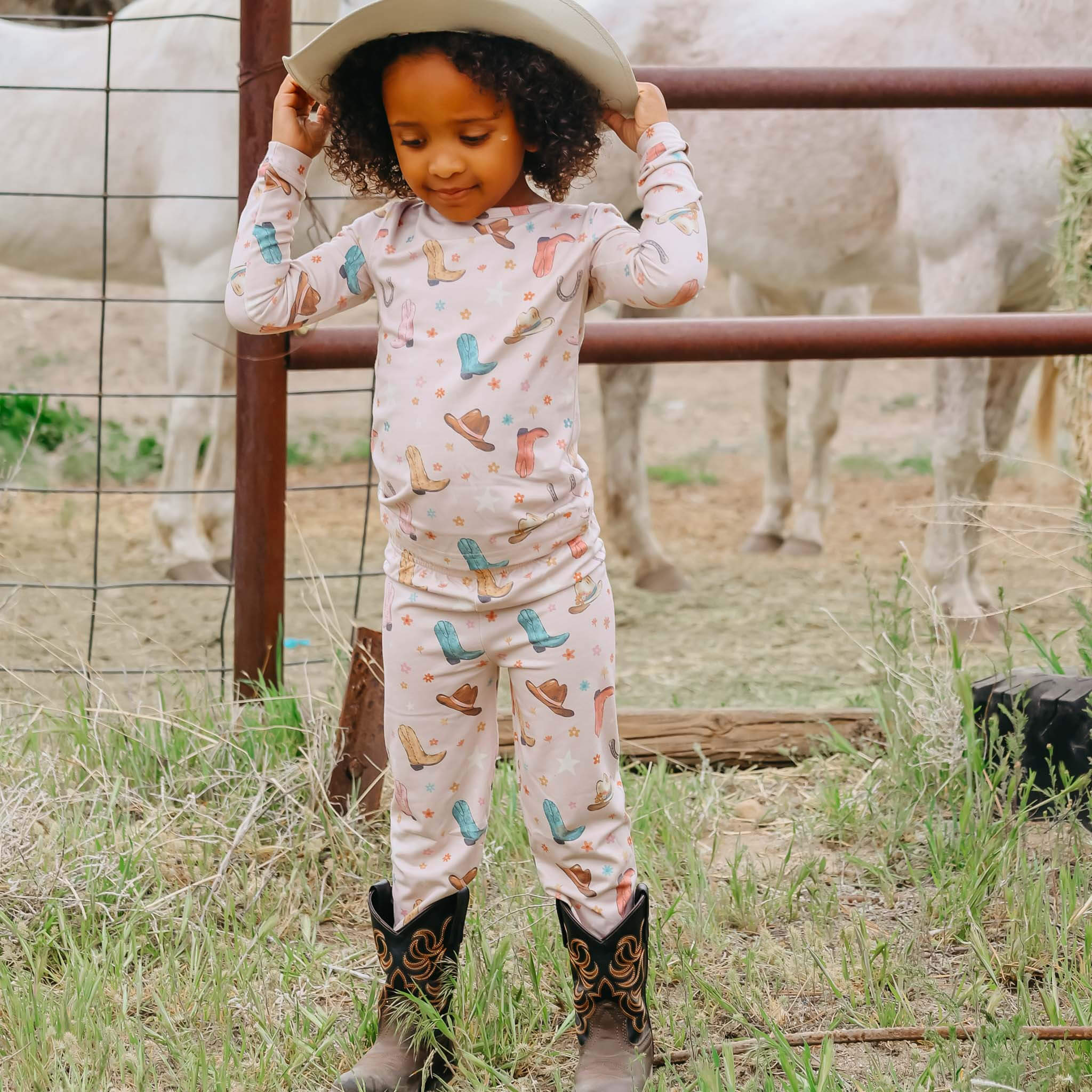 2pc Long Sleeve Pajama Set - Cheyenne