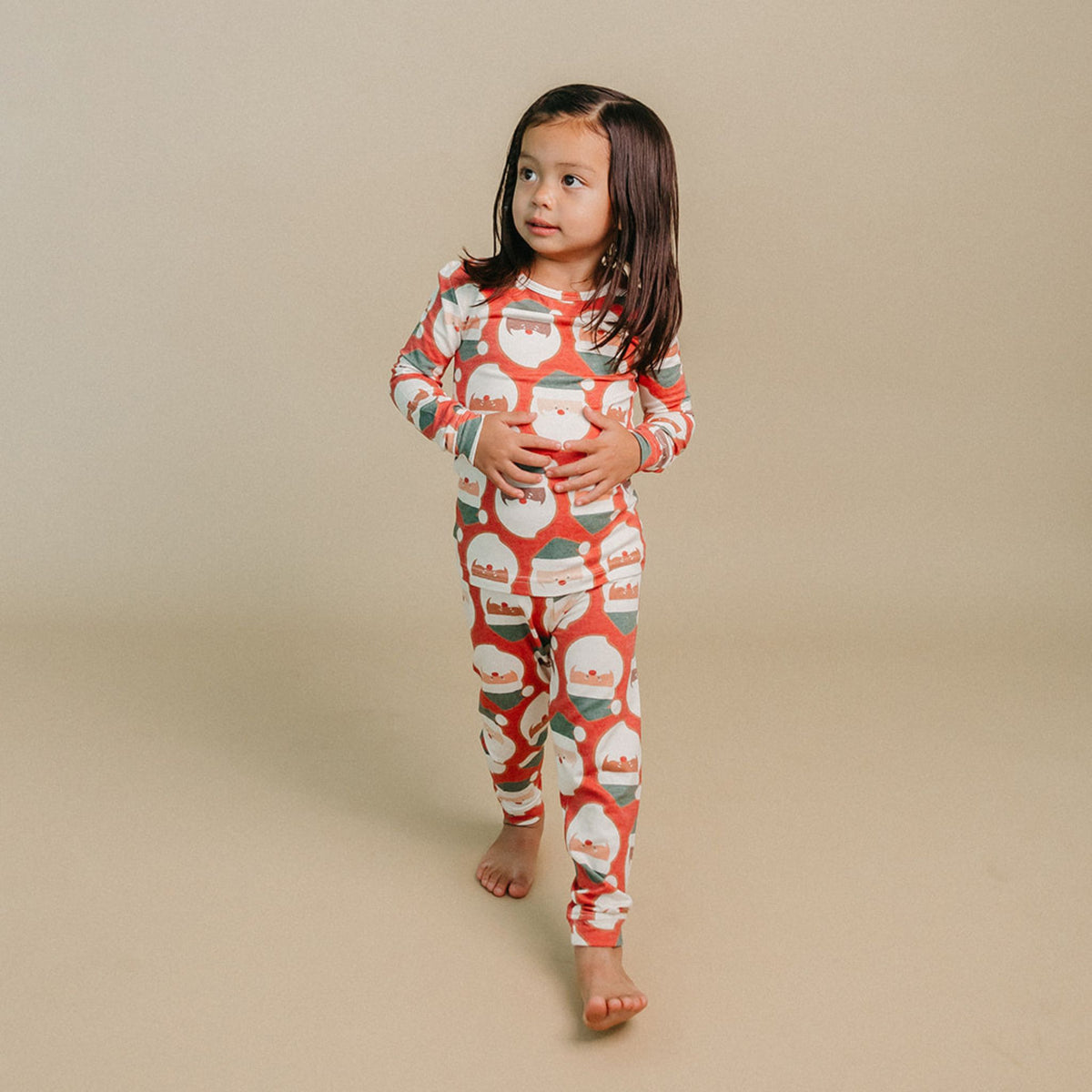 2pc Long Sleeve Pajama Set - Claus