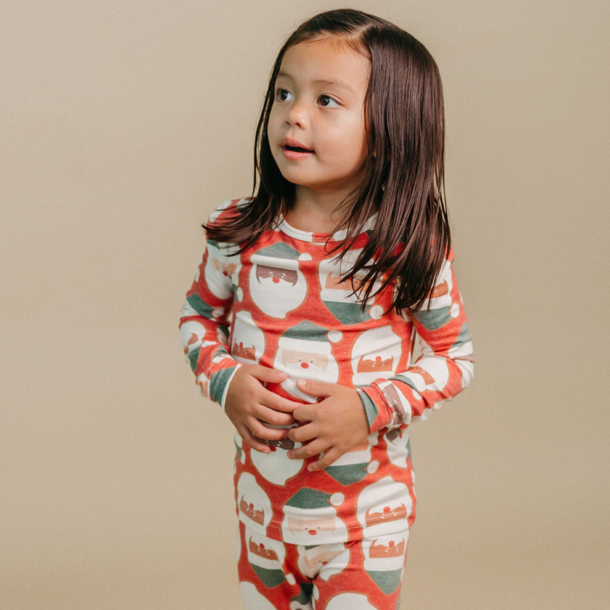 2pc Long Sleeve Pajama Set - Claus