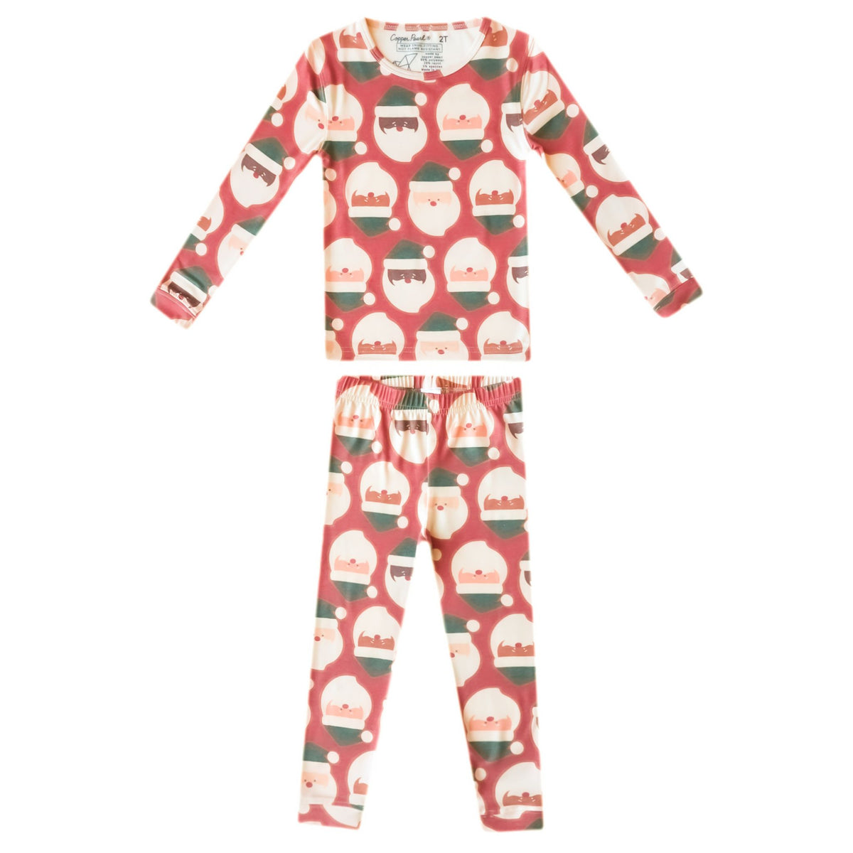 2pc Long Sleeve Pajama Set - Claus