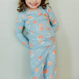 2pc Long Sleeve Pajama Set - Clementine