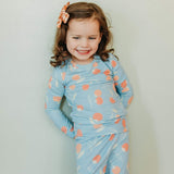 2pc Long Sleeve Pajama Set - Clementine