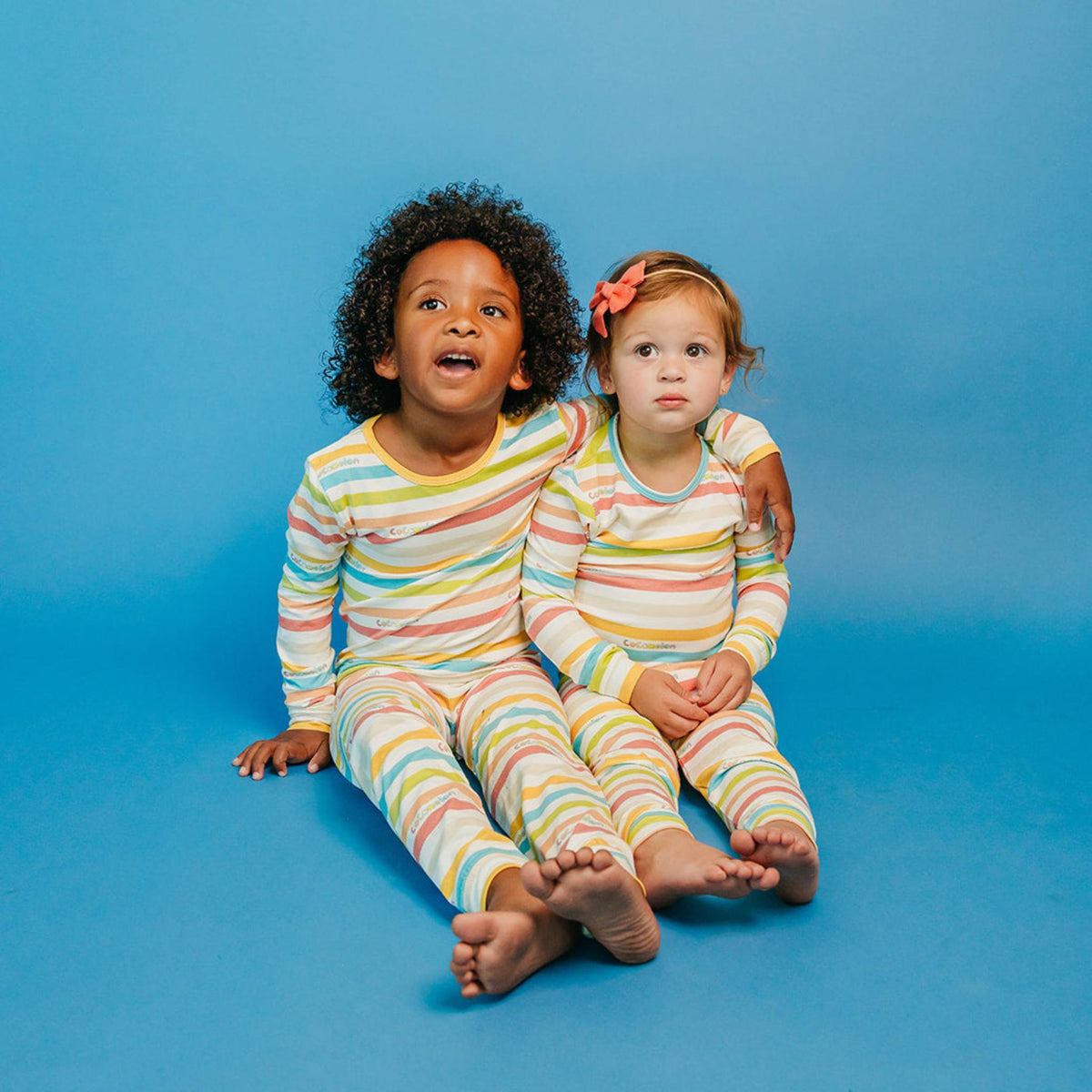 2pc Long Sleeve Pajama Set - CoComelon Stripe