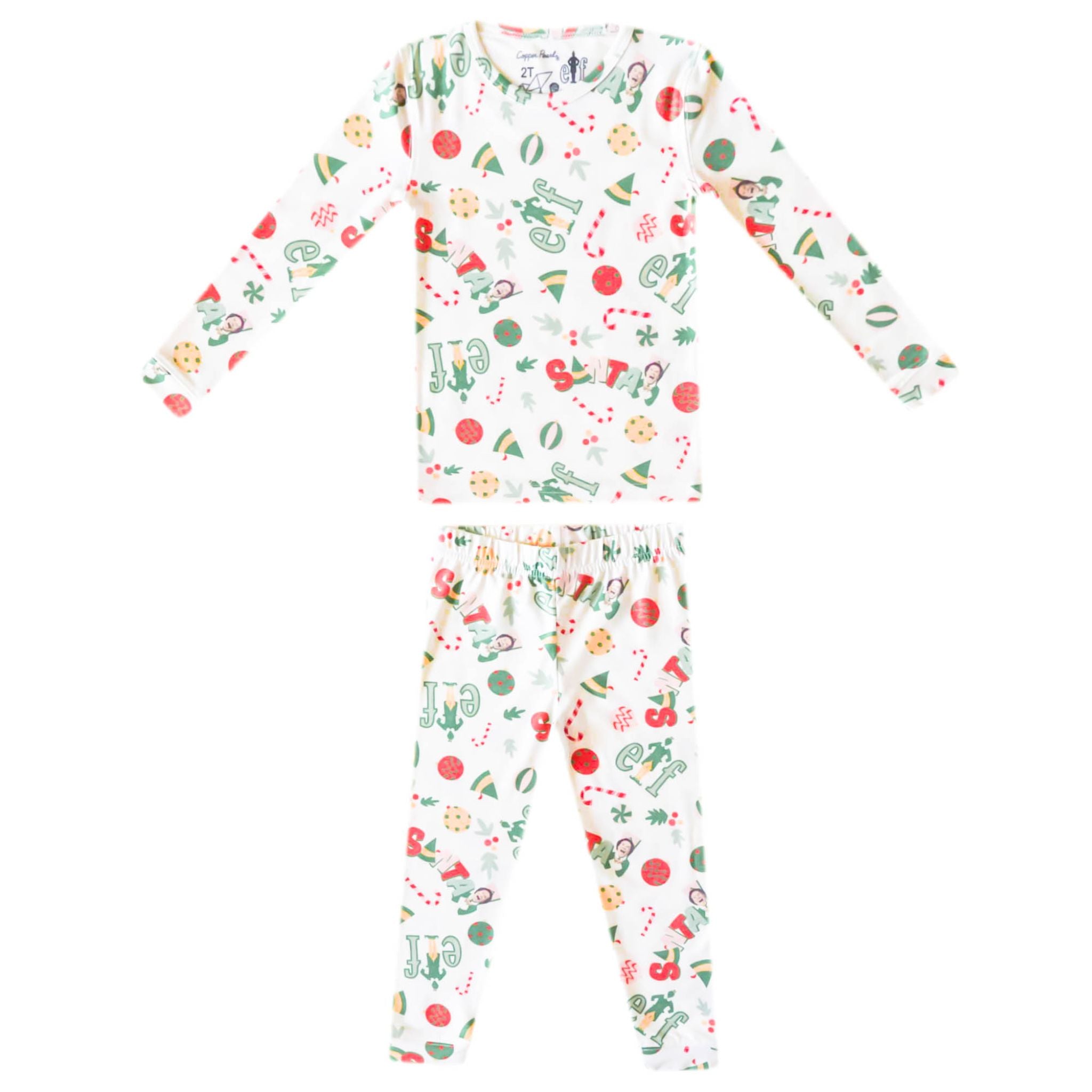 2pc Long Sleeve Pajama Set - Elf