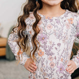 2pc Long Sleeve Pajama Set - Flora