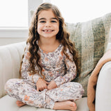 2pc Long Sleeve Pajama Set - Flora