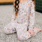 2pc Long Sleeve Pajama Set - Flora