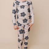 2pc Long Sleeve Pajama Set - Gemma in Tan