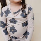 2pc Long Sleeve Pajama Set - Gemma in Tan