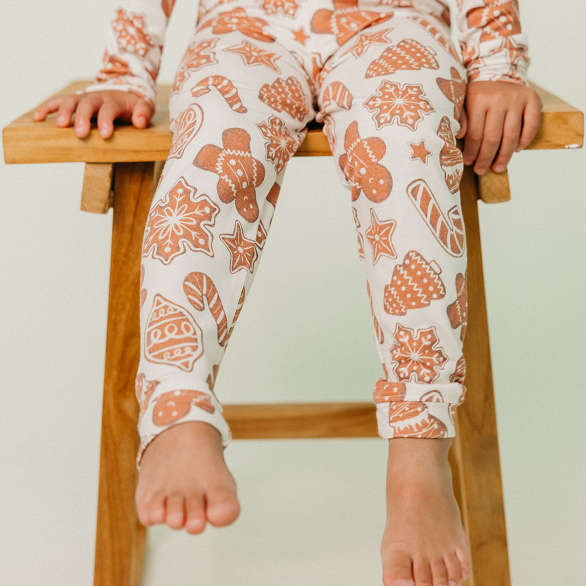 2pc Long Sleeve Pajama Set - Gingerbread