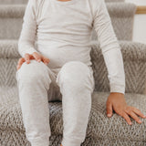 2pc Long Sleeve Pajama Set - Oat