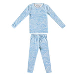 2pc Long Sleeve Pajama Set - Surf