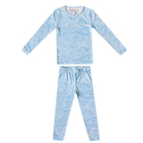 2pc Long Sleeve Pajama Set - Surf