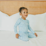 2pc Long Sleeve Pajama Set - Surf