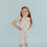 2pc Short Sleeve Pajama Set - Autumn