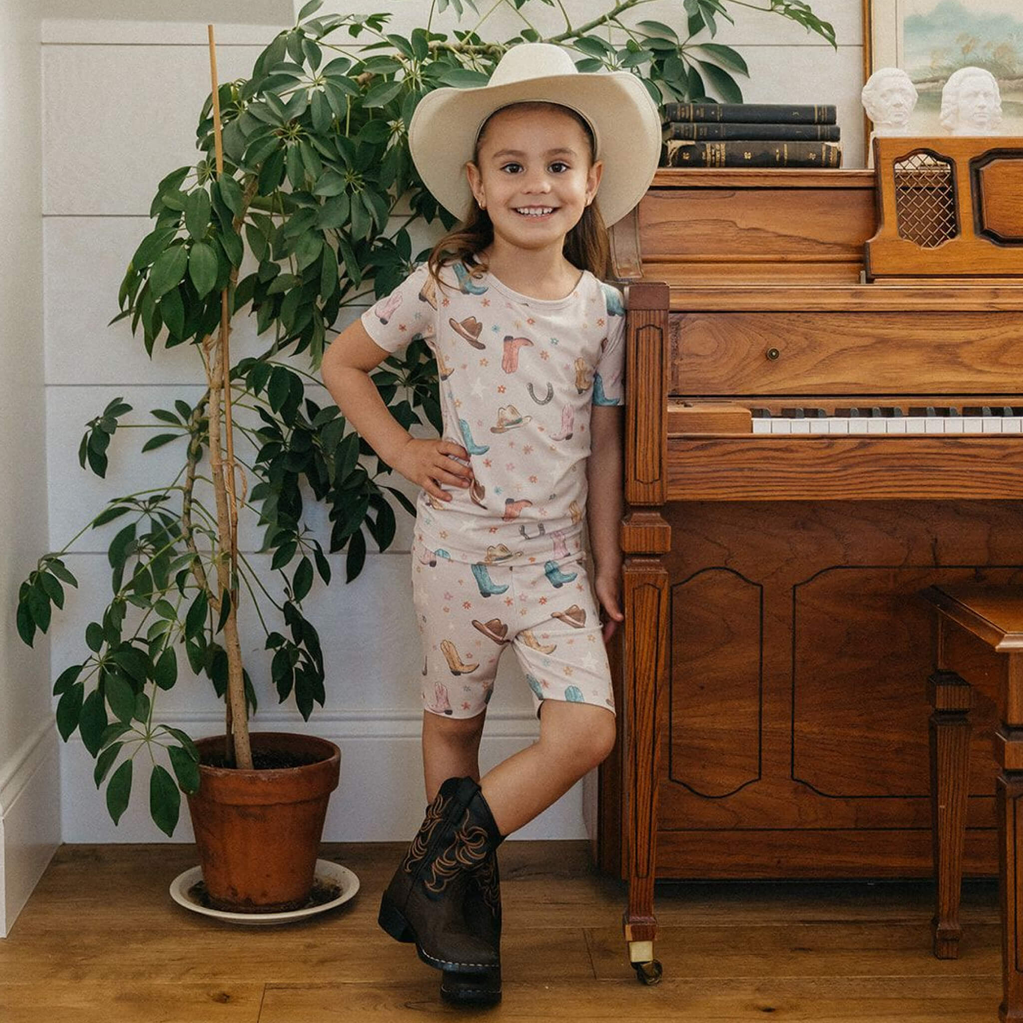 2pc Short Sleeve Pajama Set - Cheyenne