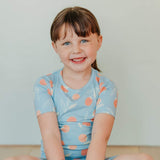 2pc Short Sleeve Pajama Set - Clementine