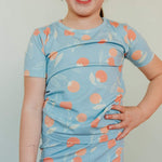 2pc Short Sleeve Pajama Set - Clementine