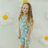 2pc Short Sleeve Pajama Set - Della