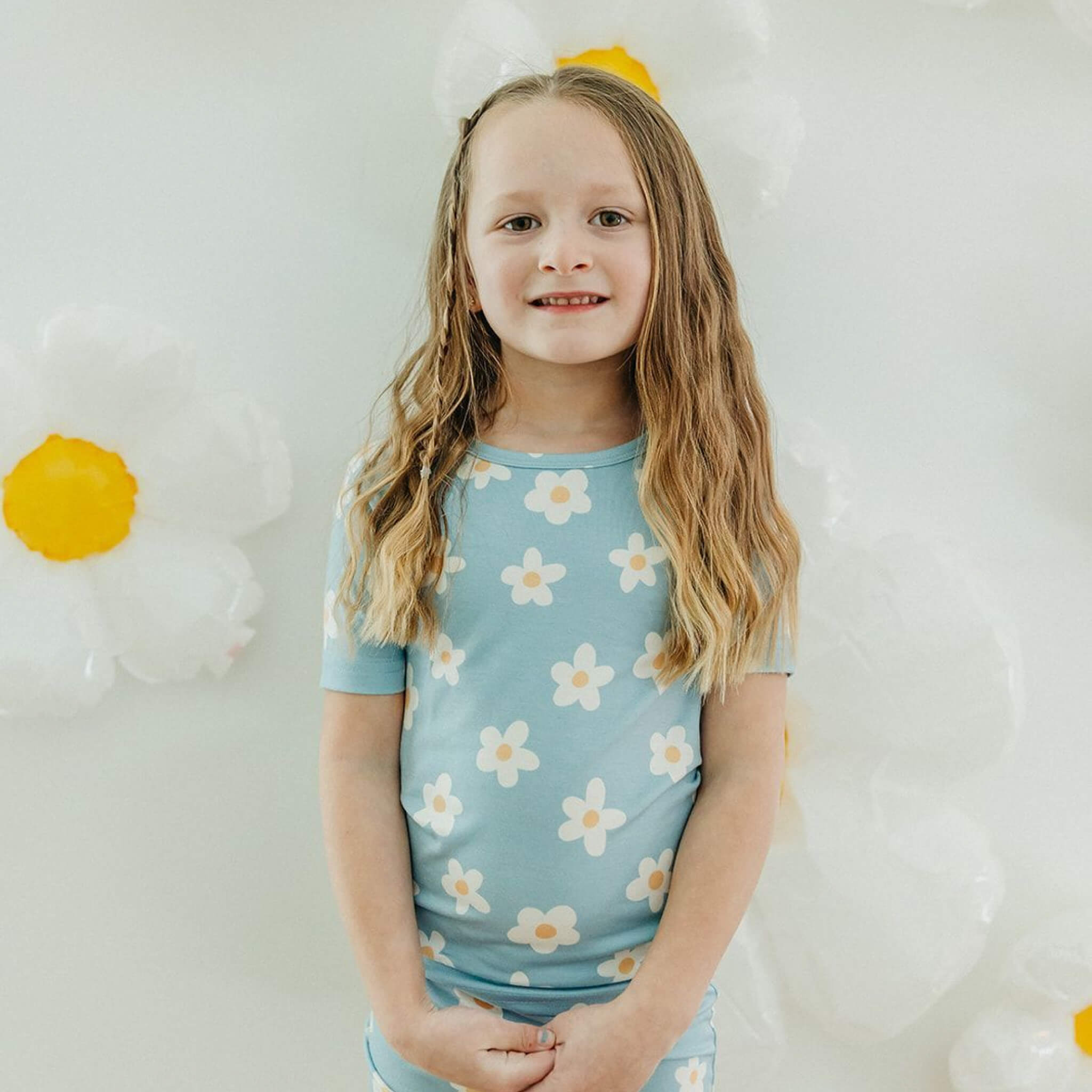 2pc Short Sleeve Pajama Set - Della