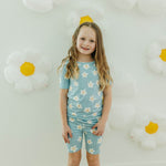 2pc Short Sleeve Pajama Set - Della