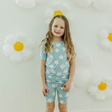 2pc Short Sleeve Pajama Set - Della