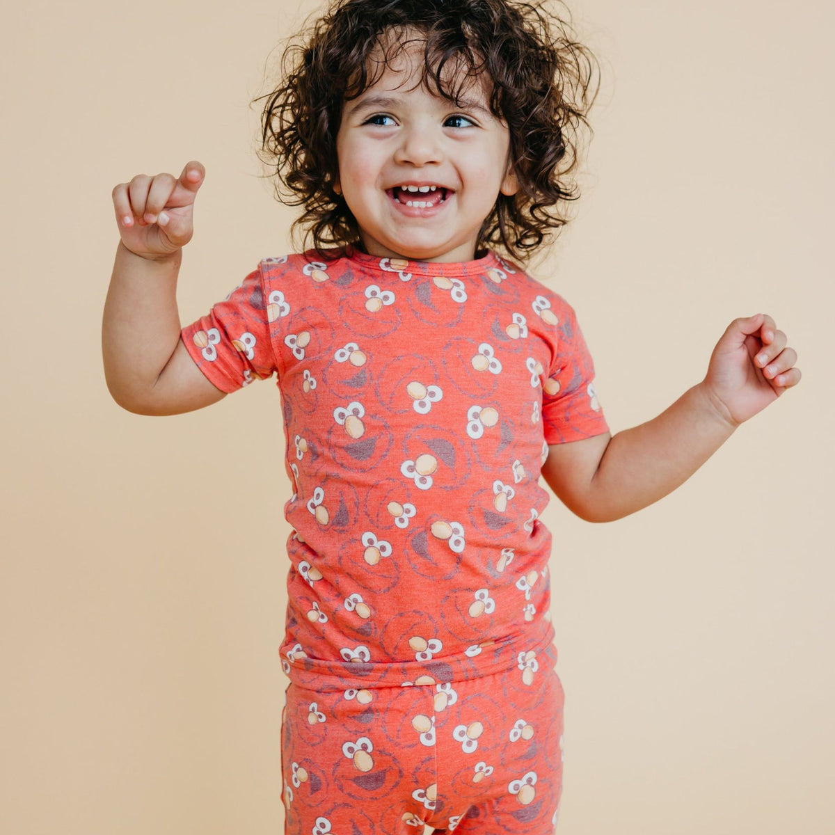 2pc Short Sleeve Pajama Set - Elmo