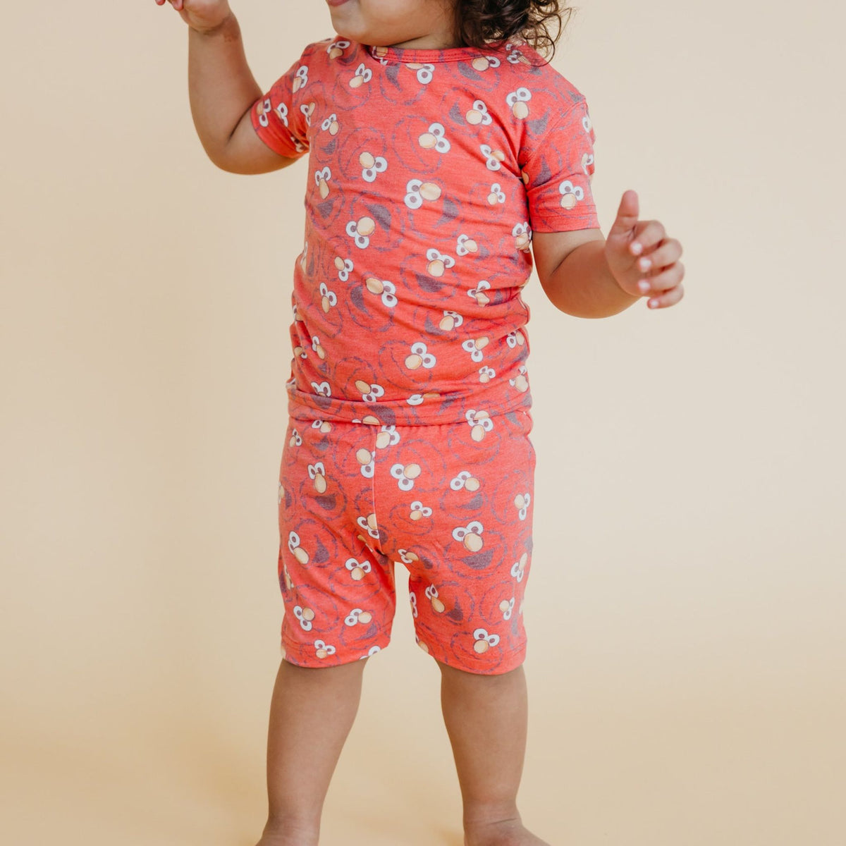 2pc Short Sleeve Pajama Set - Elmo