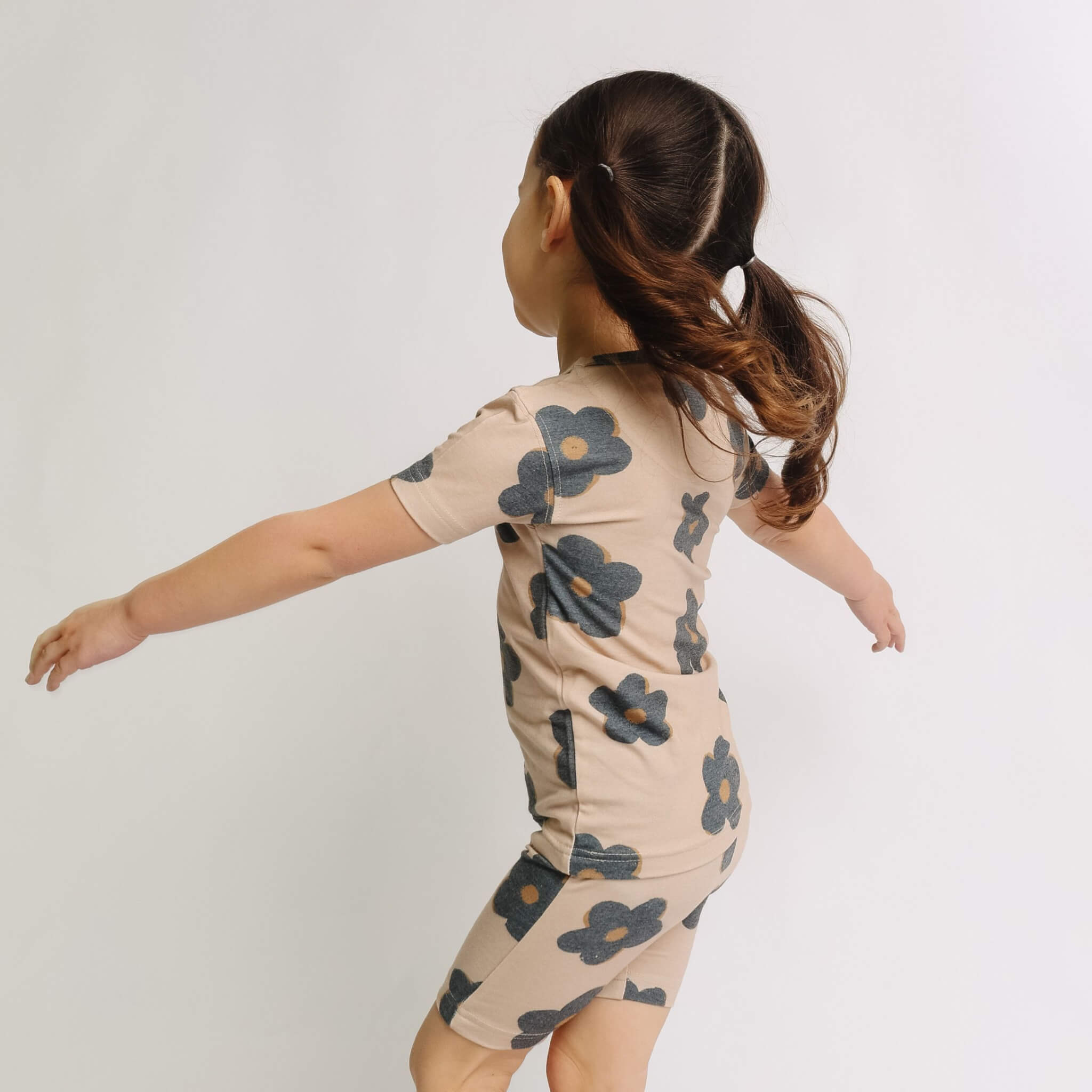 2pc Short Sleeve Pajama Set - Gemma In Tan