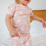 2pc Short Sleeve Pajama Set - Goosie