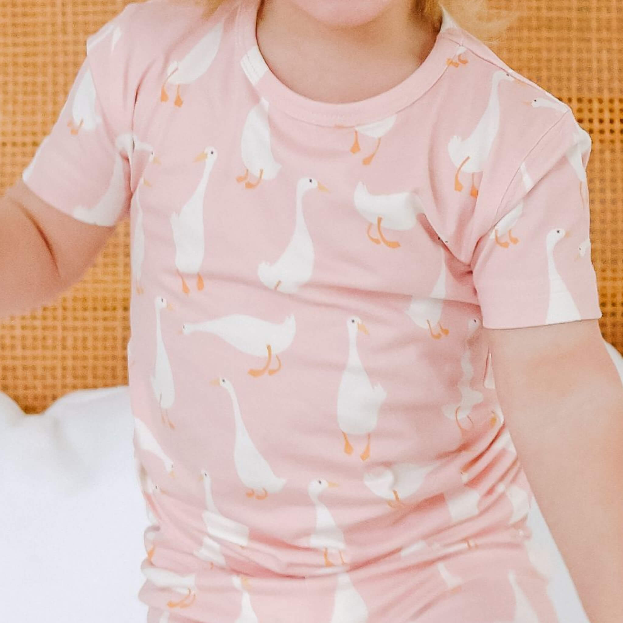 2pc Short Sleeve Pajama Set - Goosie
