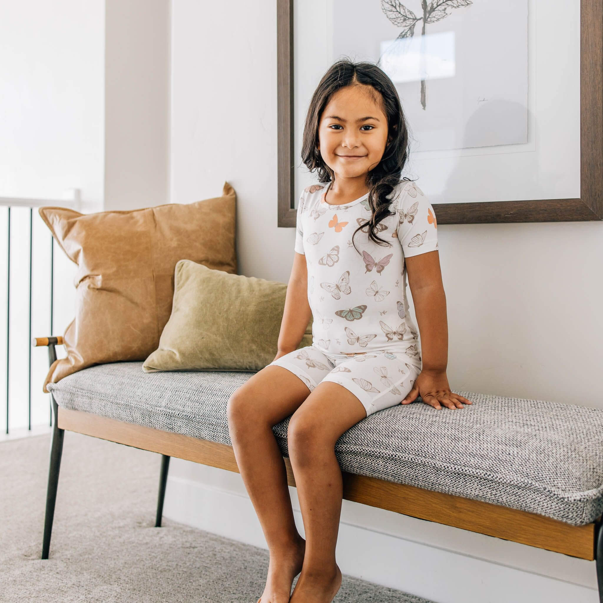 2pc Short Sleeve Pajama Set - Luna