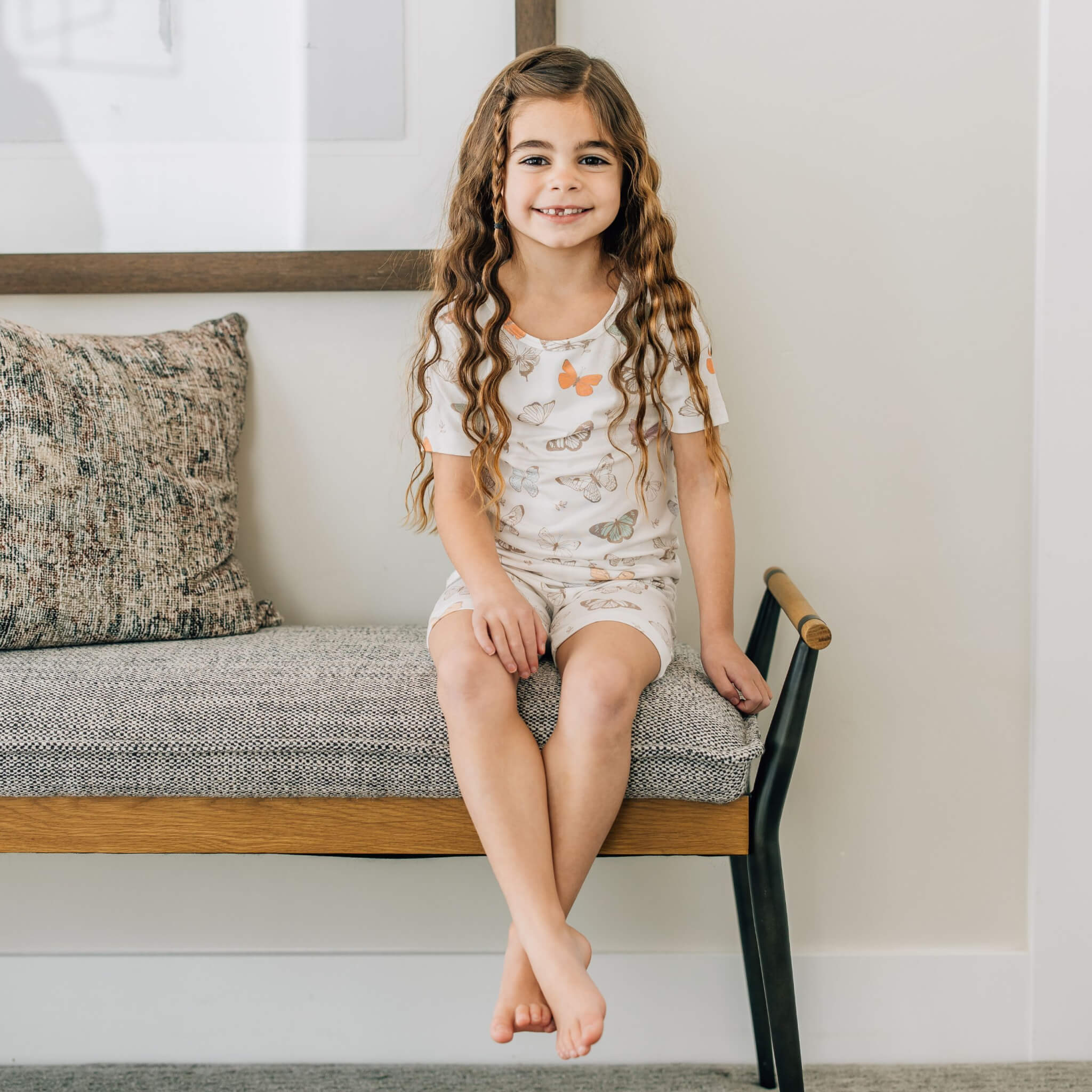 2pc Short Sleeve Pajama Set - Luna