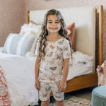 2pc Short Sleeve Pajama Set - Luna