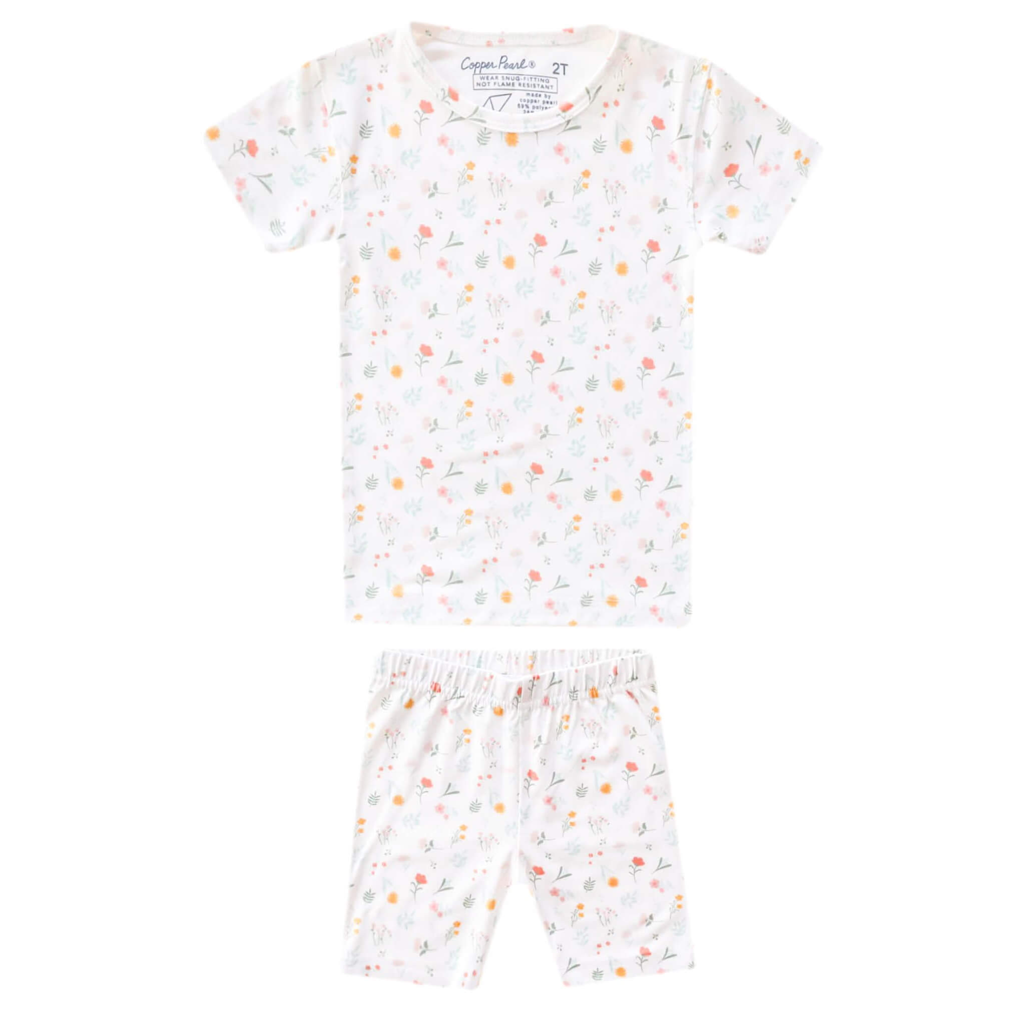 2pc Short Sleeve Pajama Set - Mabel