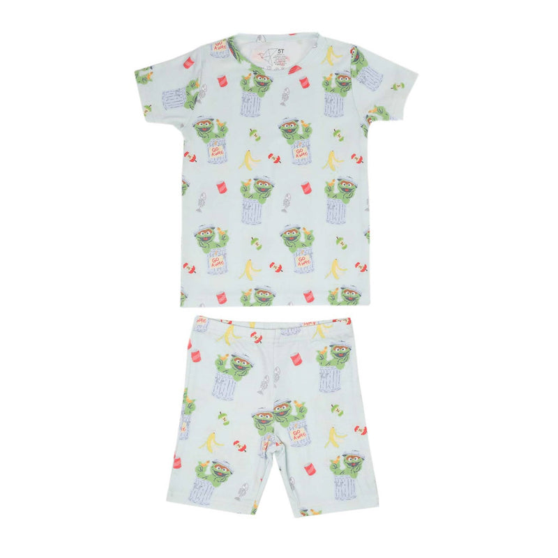 2pc Short Sleeve Pajama Set - Oscar the Grouch