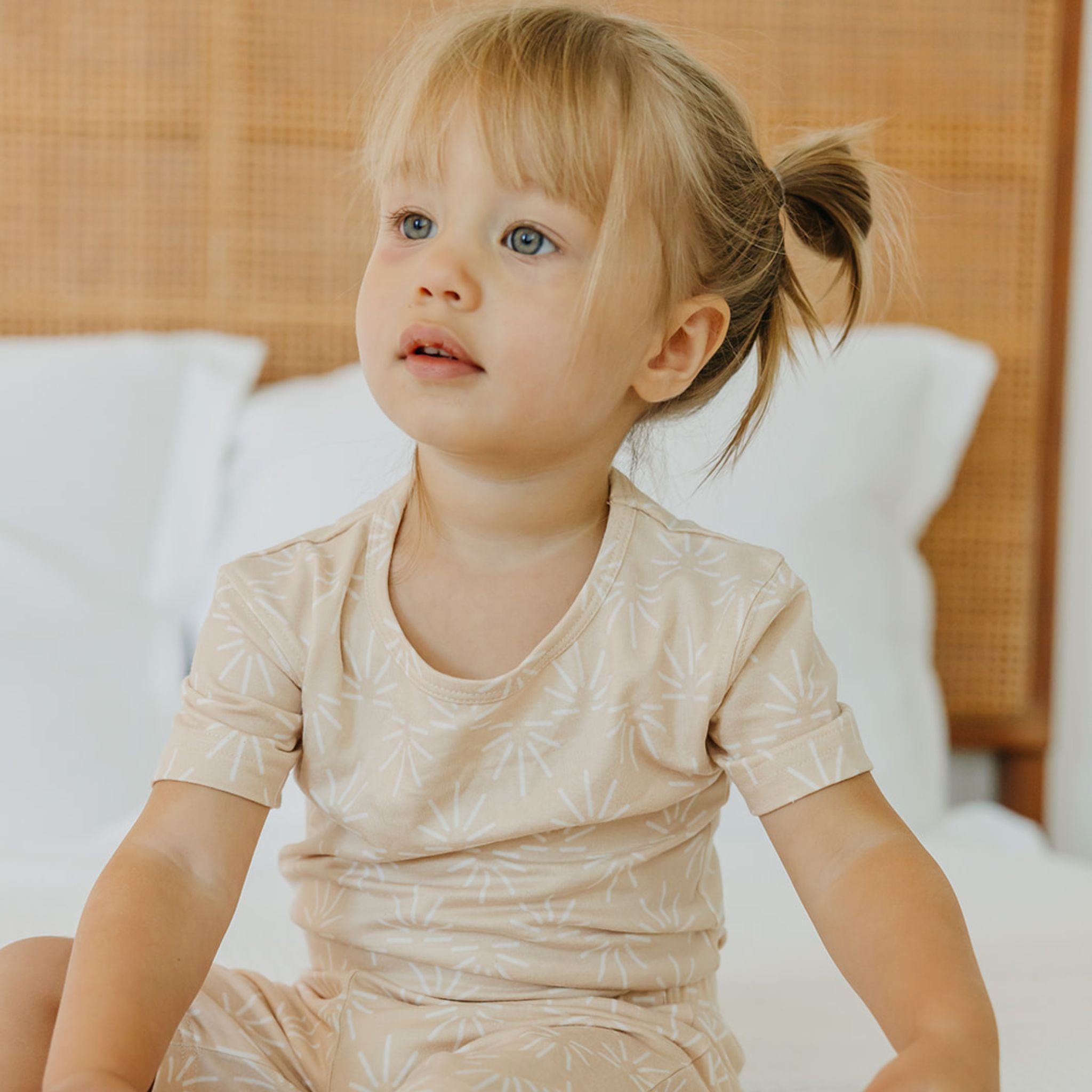 2pc Short Sleeve Pajama Set - Sol