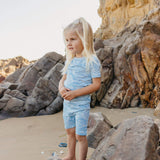 2pc Short Sleeve Pajama Set - Surf