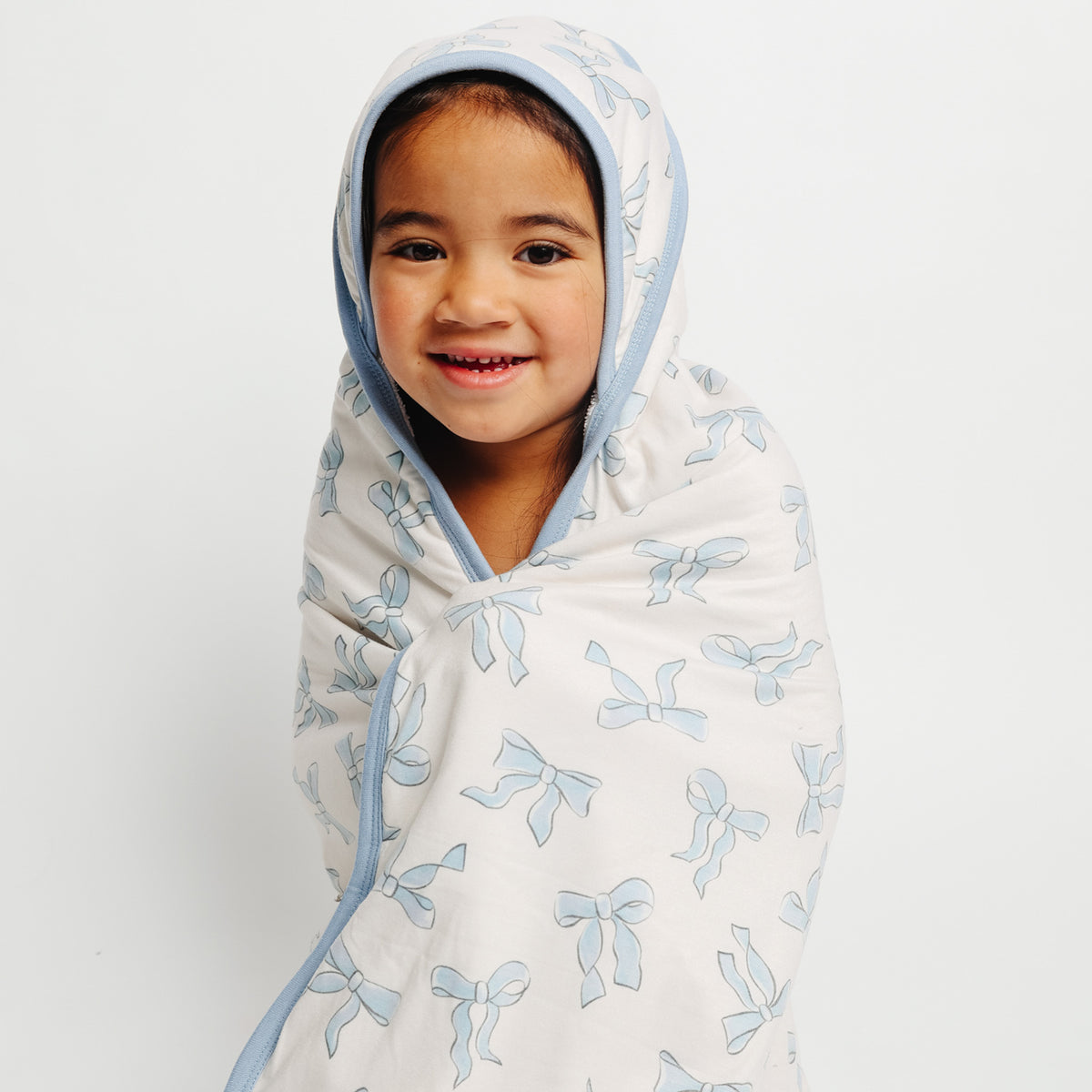 Premium Baby Knit Hooded Towel - Daphne