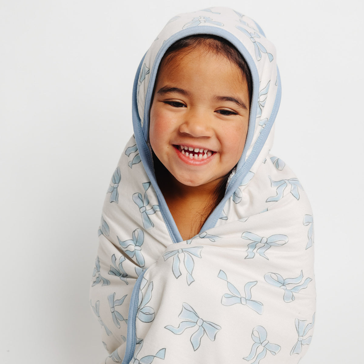 Premium Baby Knit Hooded Towel - Daphne