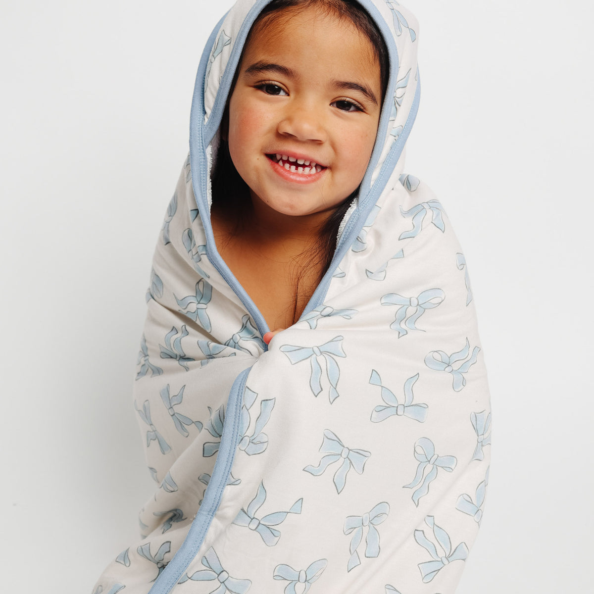 Premium Baby Knit Hooded Towel - Daphne